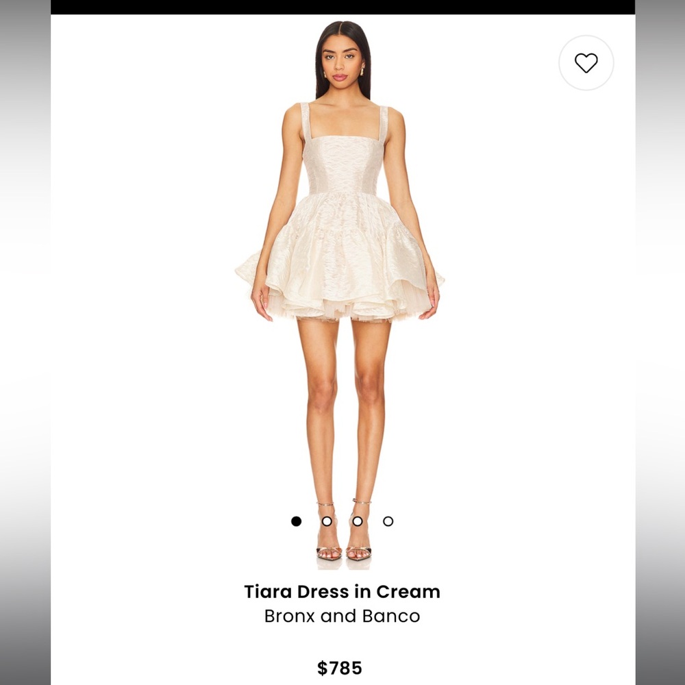 Bronx and Banco Cream Mini Dress - Bridal - REVOLVE
